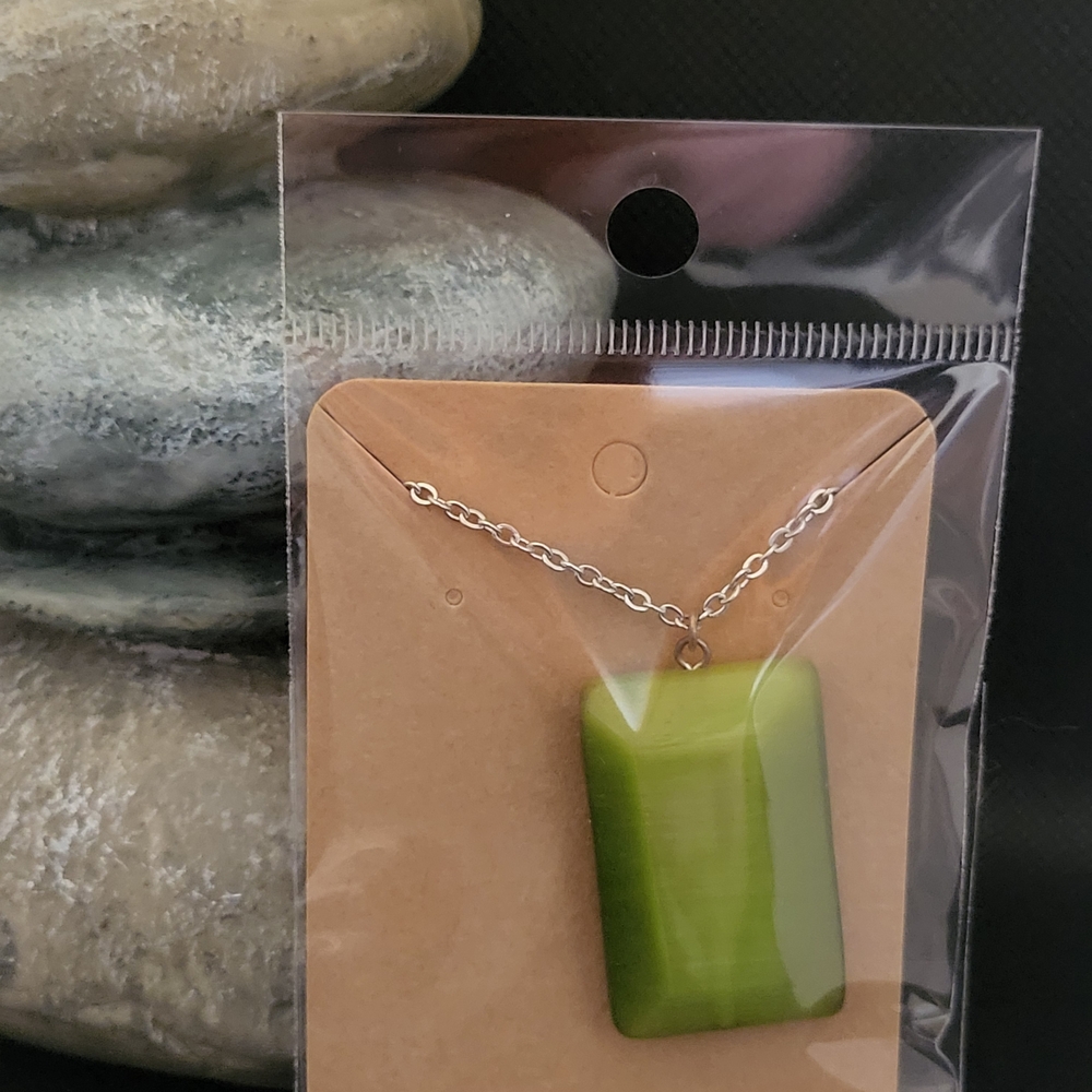 Green Pendant Necklace